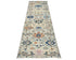 12 Ft Silver Gray Aryana Afghan Hand Knotted Veg Dye Wool Runner Rug